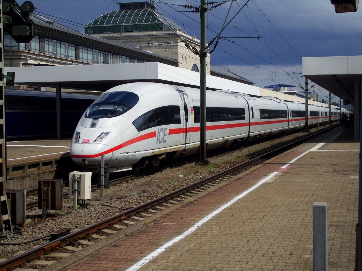 BR 403 (Tz 362)  Schwerte (Ruhr)  als ICE steht in Mannheim Hbf auf Gleis 3. [26.6.2016]