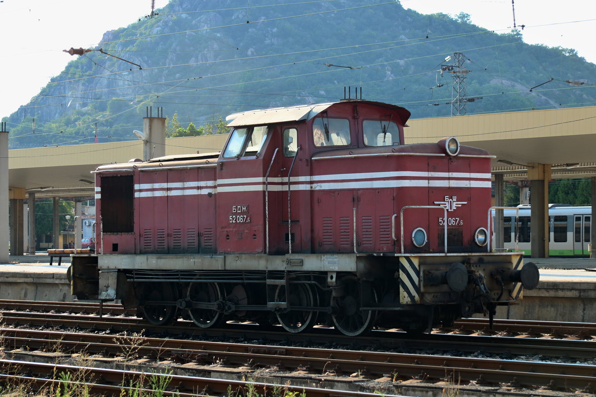 BR 52 (V60) in Plovdiv Bahnhof (7.8.2018)