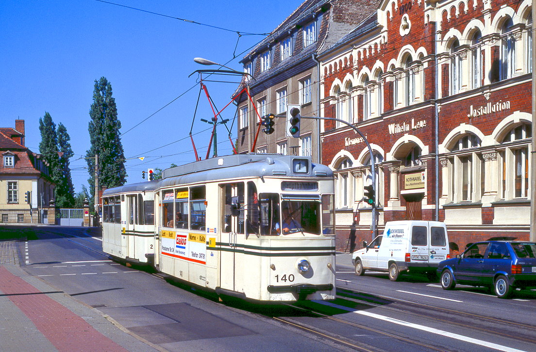 Brandenburg 140 + 270, Geschwister Scholl Straße, 11.07.1994.
