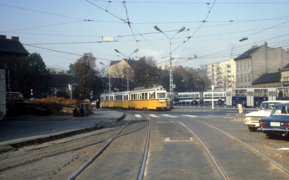 Budapest BKV SL 18 (Tw 2066) Moskva Tr am 20. Oktober 1979.