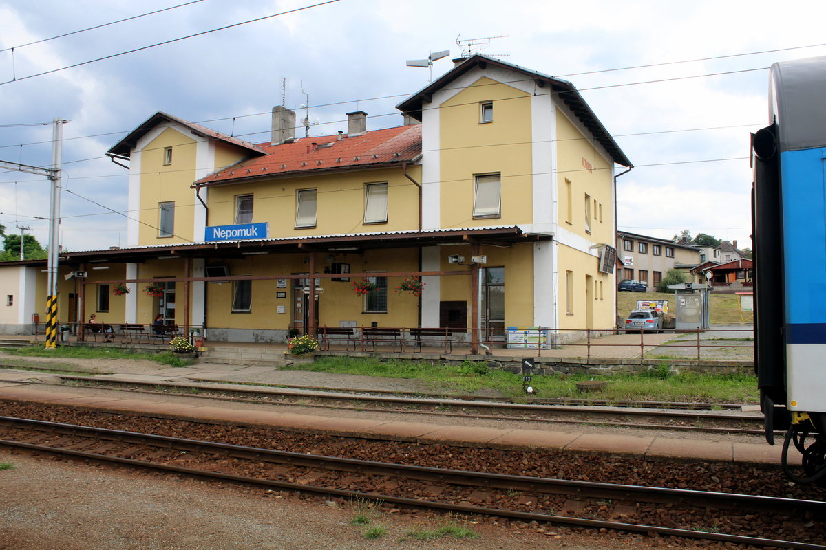 CD: Bahnhof Nepomuk am 23. Juli 2016.