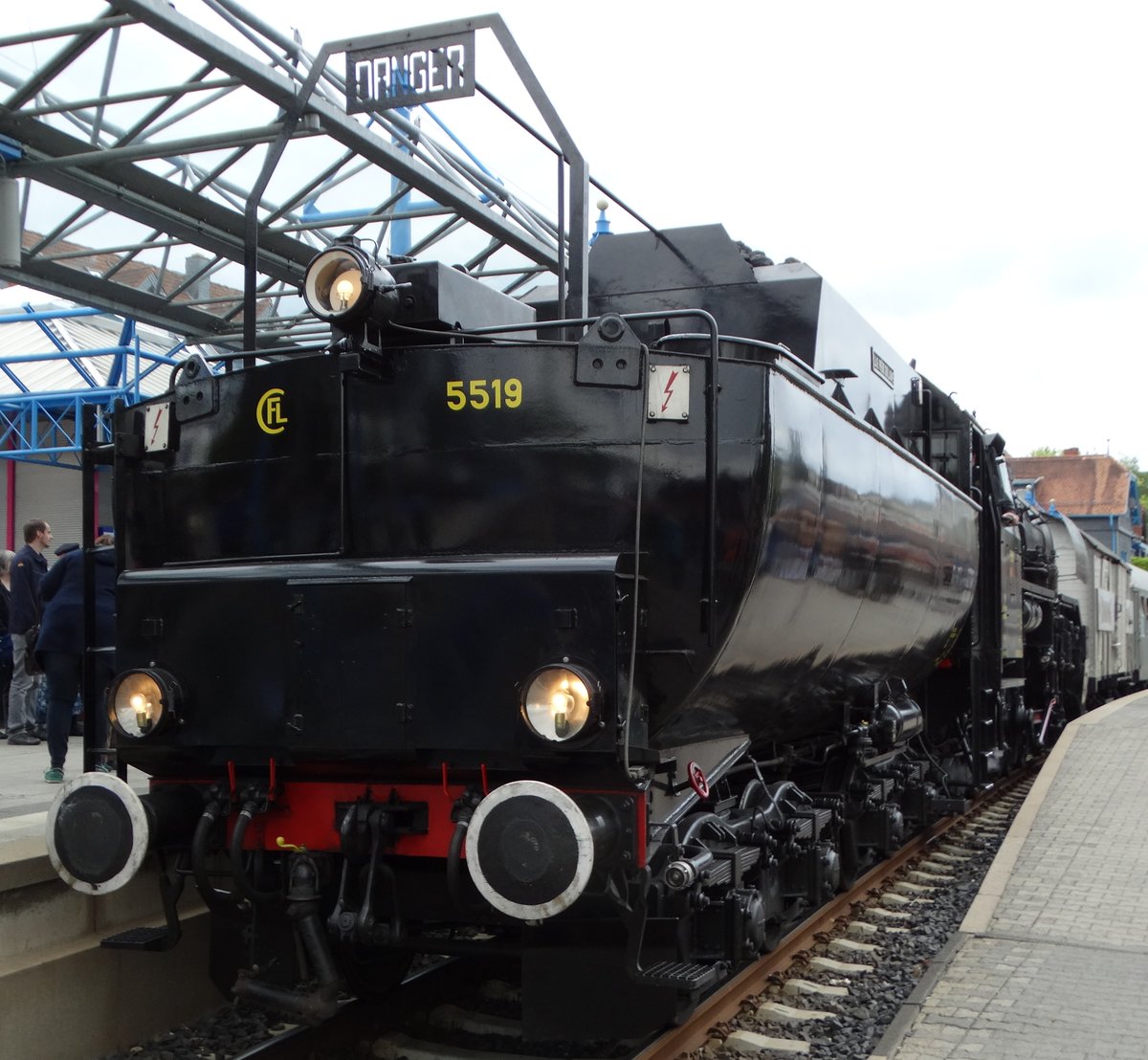 CFL 5519 am 16.05.16 beim Dampfspektakel im Taunus in Königstein Bhf