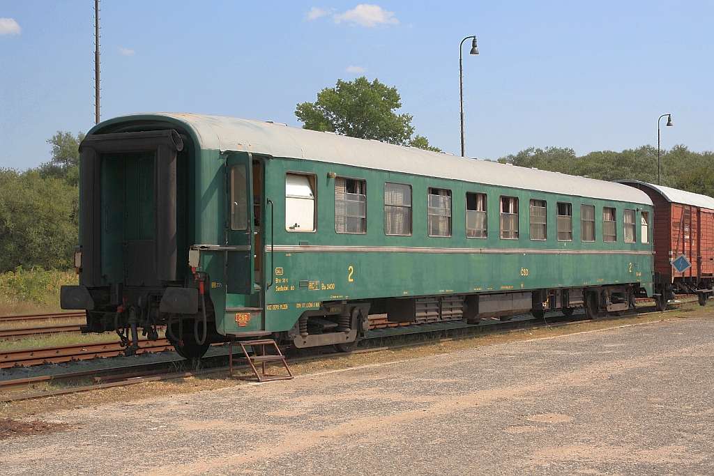 CSD Ba 3430 am 04.August 2018 im Bahnhof Trebon.