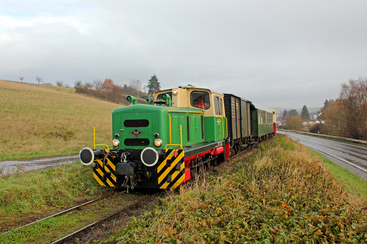 D1 der BEG kurz vor Oberzissen am 07.12.2013