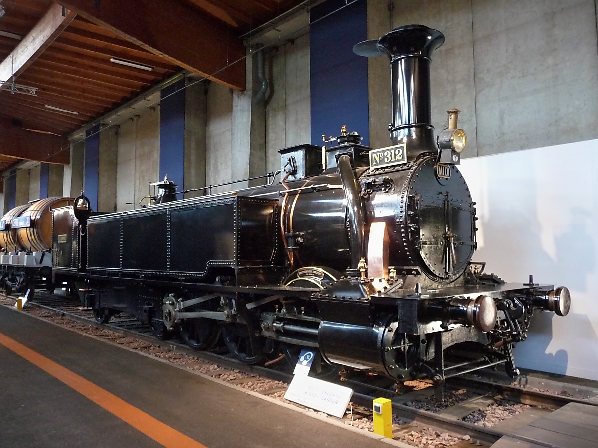 Dampflok Typ 032 T - Engerth, No. 312  L'Adour , Baujahr 1856, Cité du train, 2.10.12