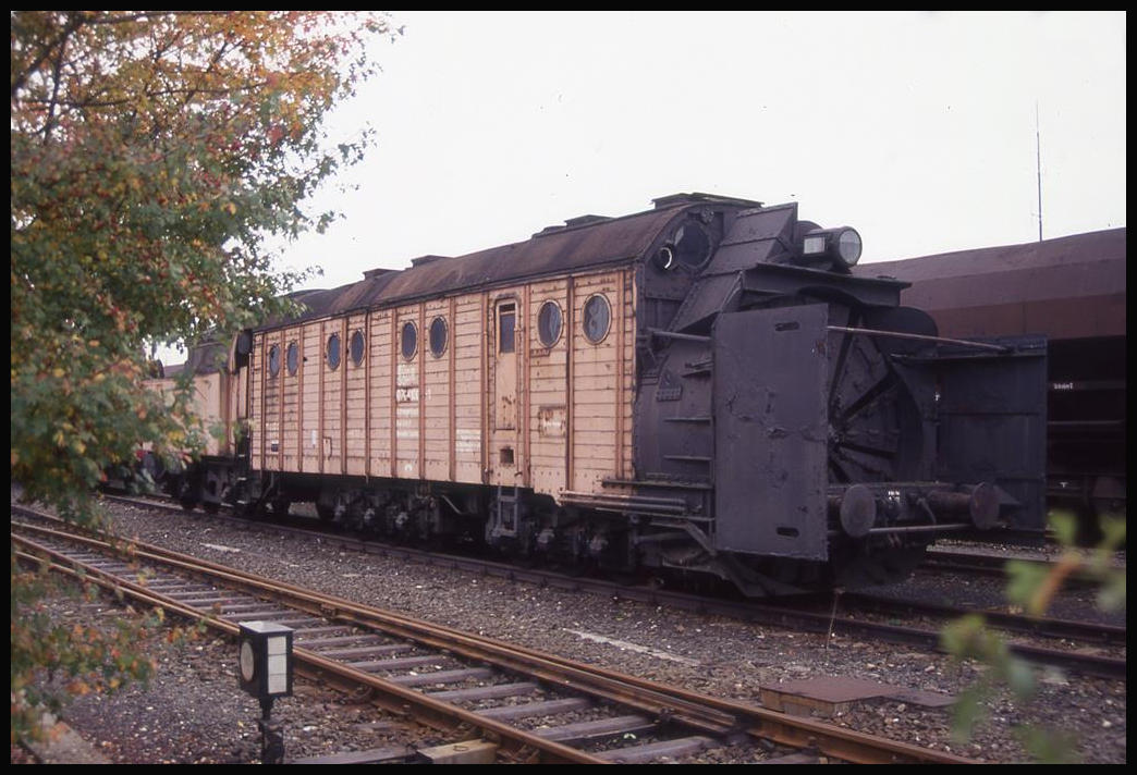 Dampfschneeschleuder im DDM Neuenmarkt Wirsberg am 16.10.1993!