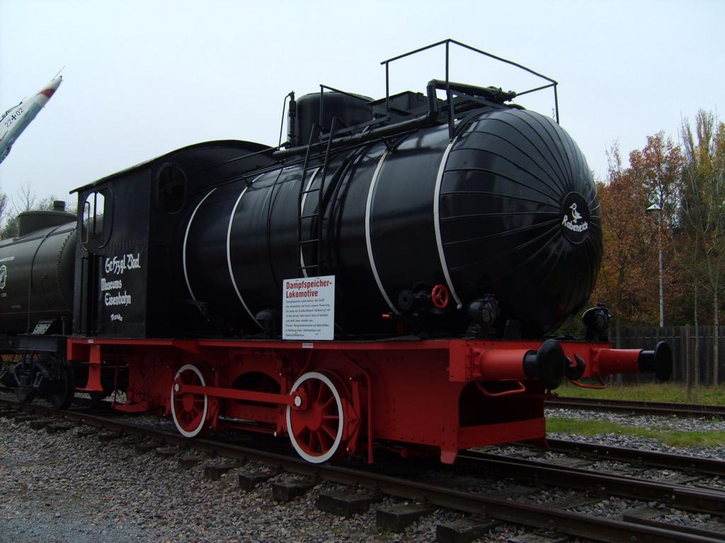 Dampfspeicherlokomotive im Technikmuseum Speyer am 02.11.2007