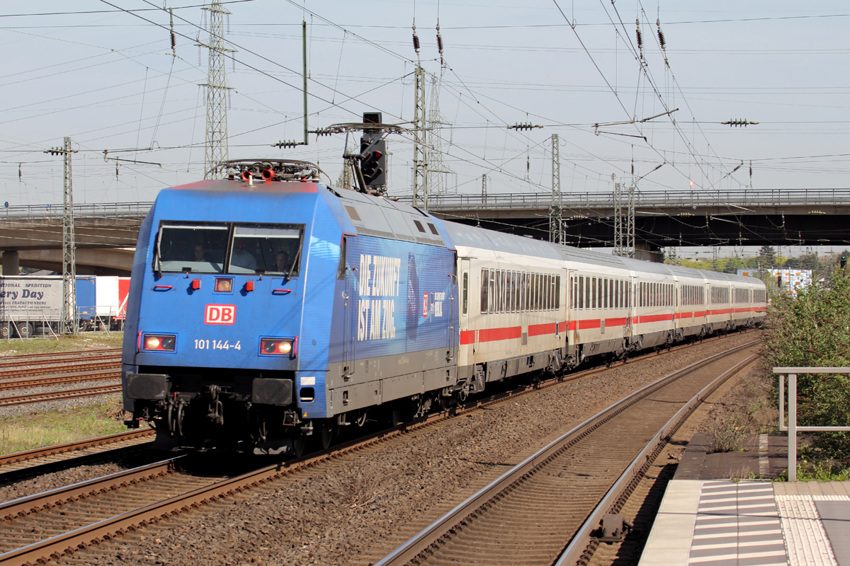 DB 101 144-4 in Hürth-Kalscheuren 18.4.2018