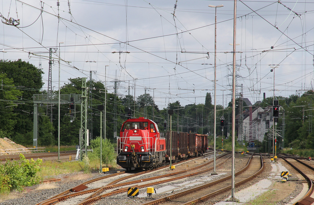 DB Cargo 265 029 mit EK 54672  Remscheid Hbf - Köln-Kalk Nord // Solingen Hbf // 12. Juni 2017