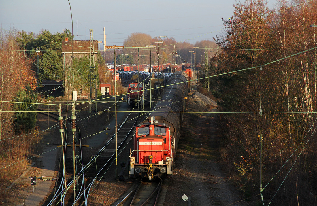 DB Cargo 363 240 // Einsiedlerhof // 22. November 2018