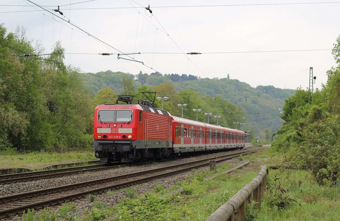 DB Regio 143 039 // Bahnhof Kettwig // 21. April 2014