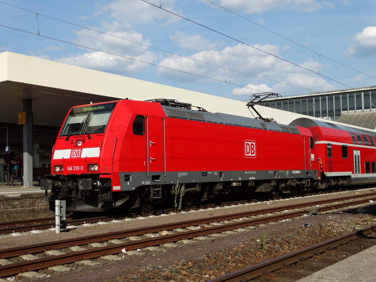 DB Regio 146 210-0 am 14.06.15 in Heidelberg Hbf 