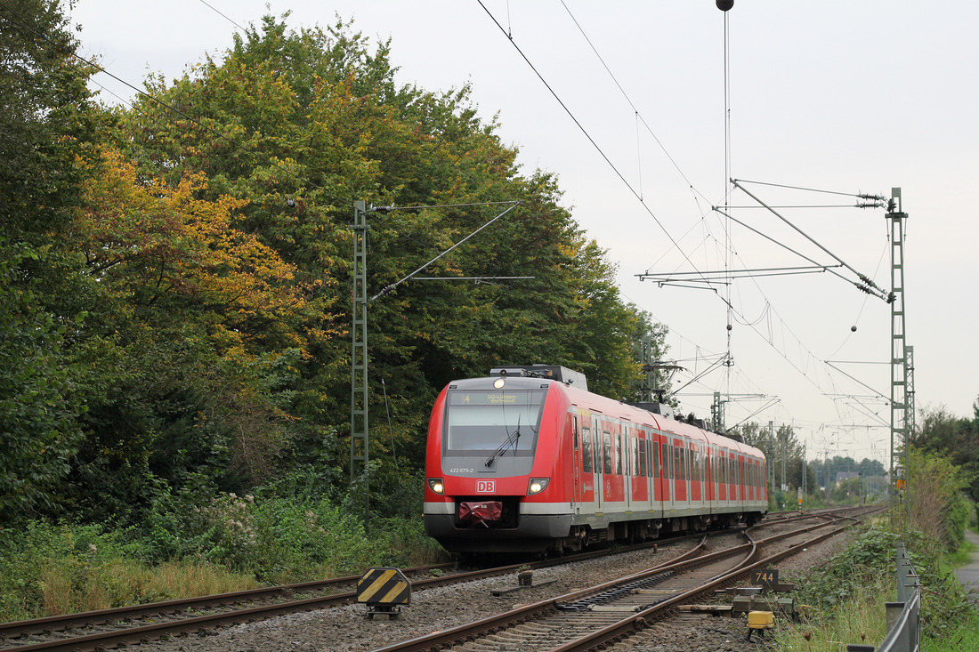 DB Regio 422 075 (Linie S 4) // Unna-Königsborn // 29. September 2014