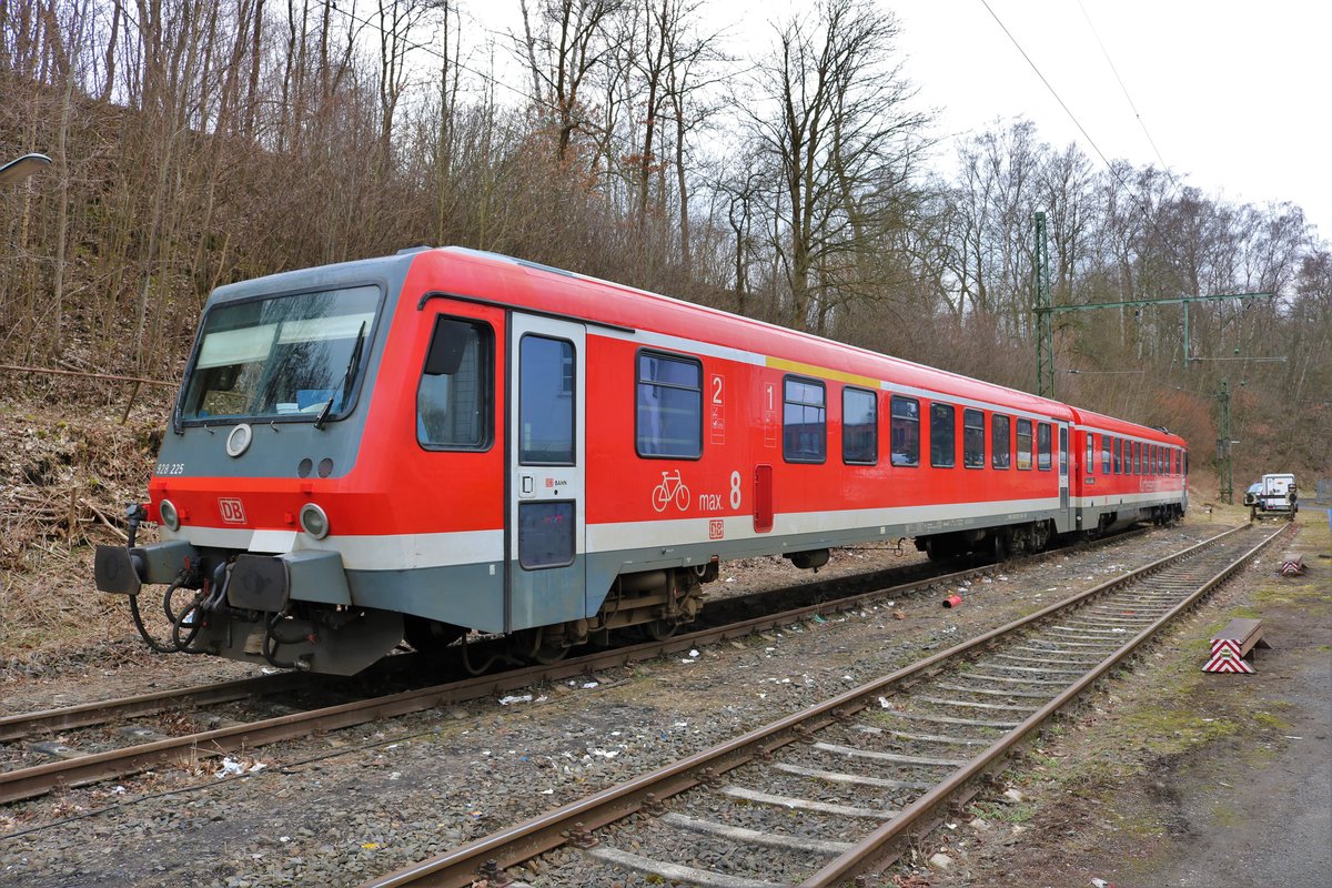 DB Regio Kurhessenbahn 928 225 am 24.03.18 beim Lokschuppenfest in Treysa 