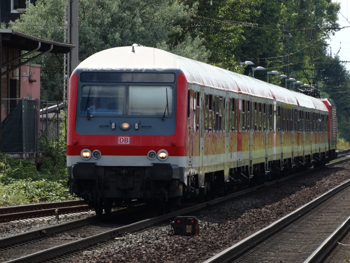 DB Regio Steuerwagen Bauart Wittenberge am 27.06.14 in Maintal Ost als RB 55