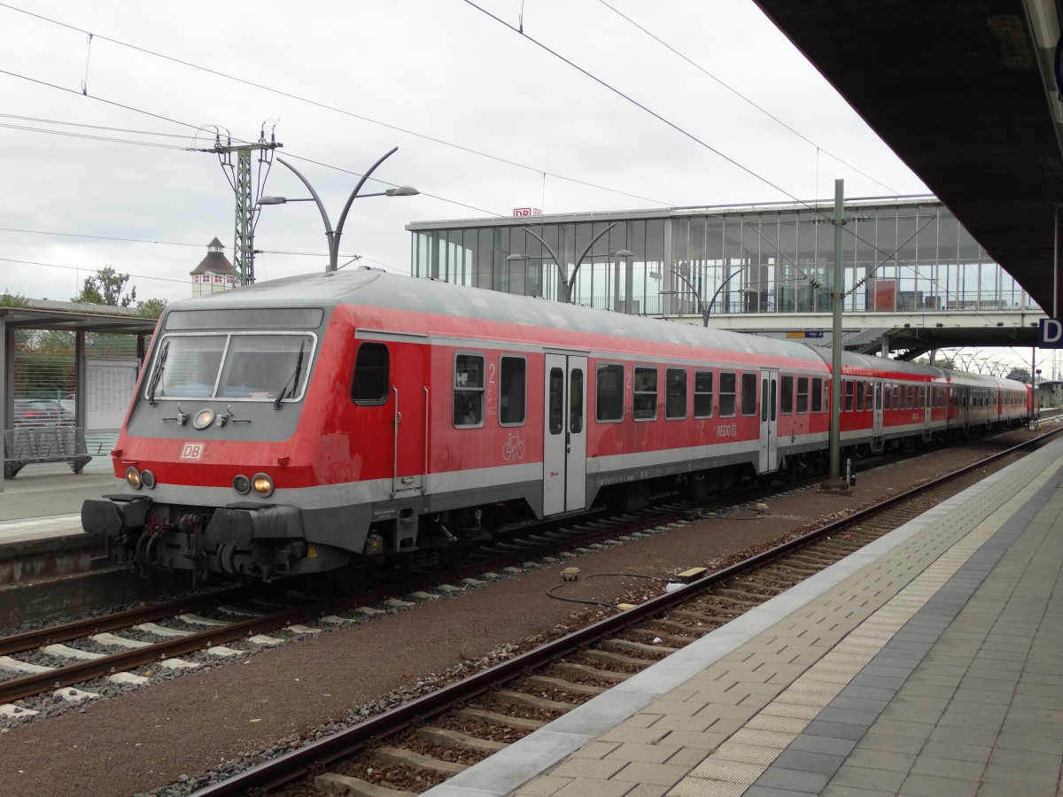 DB Regio Steuerwagen Bauart Wittenberge am 05.09.15 in Heidelberg 