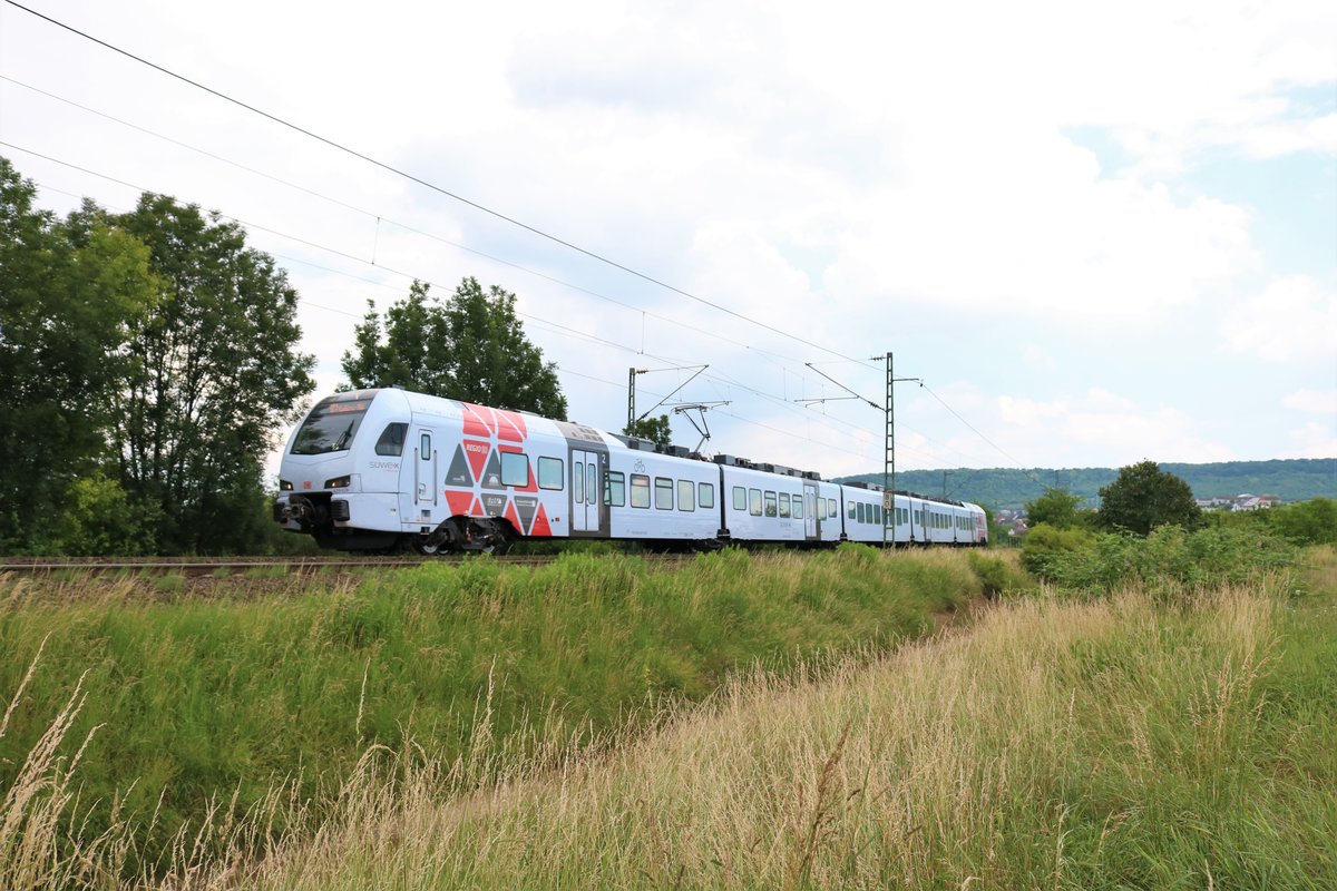 DB Regio Süwex Stadler Flirt3 429 626 am 10.06.18 bei Gau Algesheim 