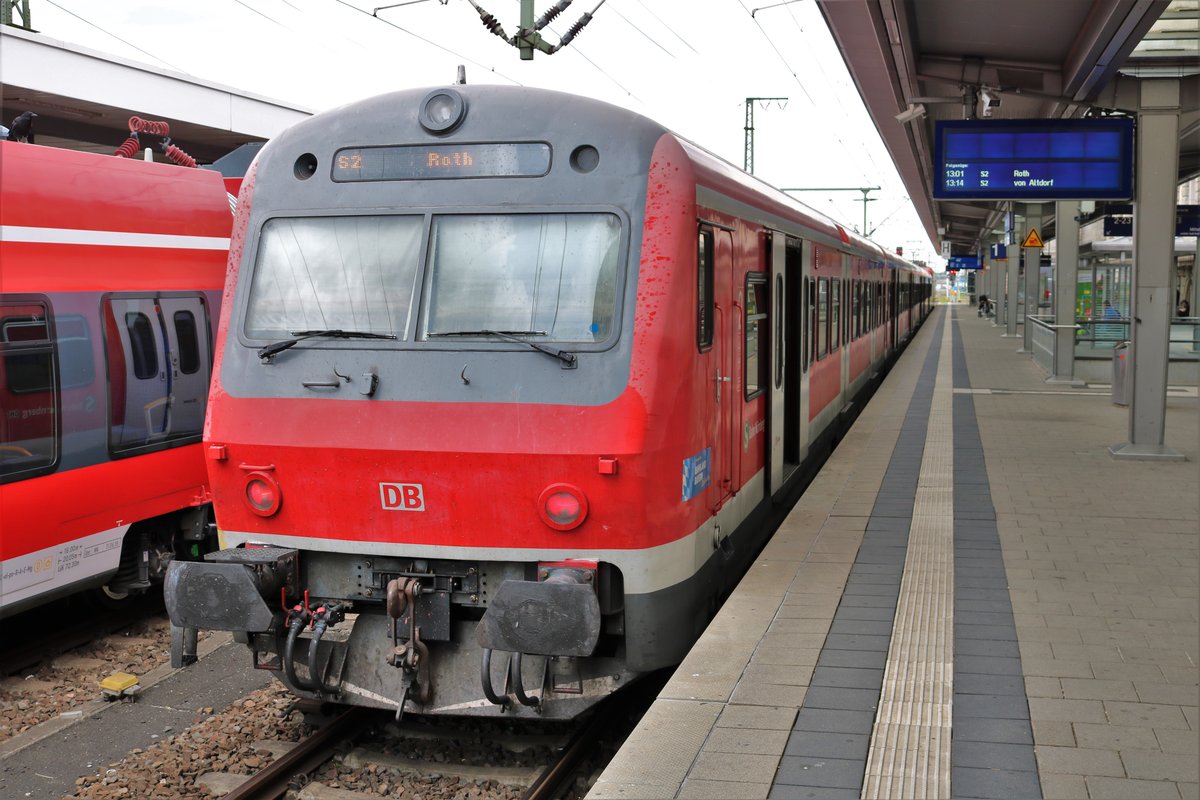 DB S-Bahn Nürnberg x-Wagen Steuerwagen am 24.06.18 in Nürnberg Hbf 