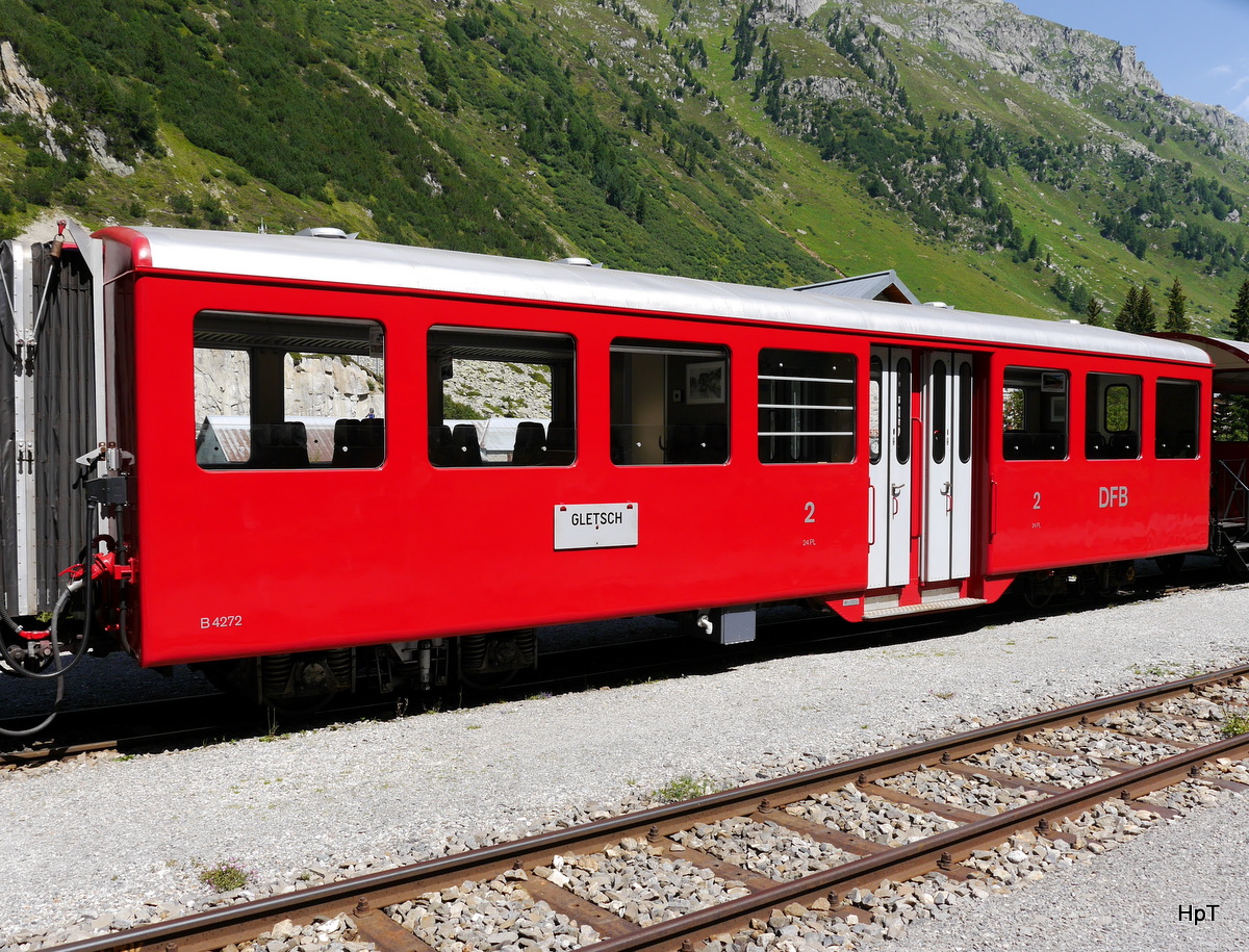 DFB - Personenwagen 2 Kl. B 4272 in Gletsch am 04.08.2017