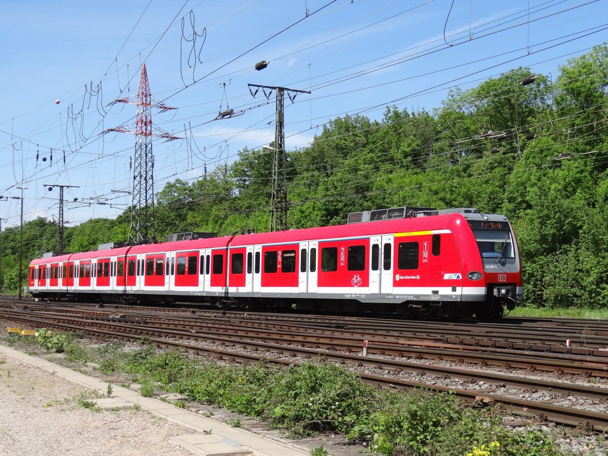 Die 423 951 (S Bahn Rhein-Main) - Köln Gremberg - 13-05-2015