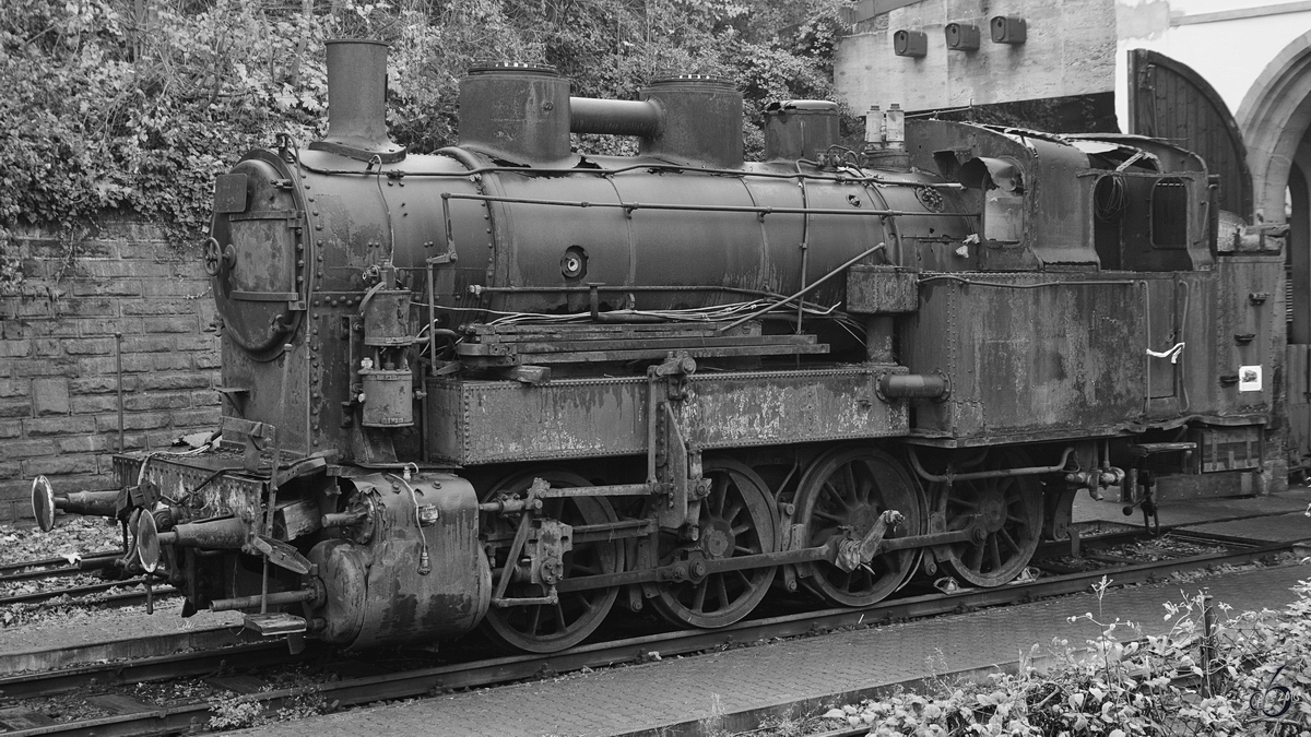 Die letzte erhaltene Badische X b ist die ursprünglich an Belgien abgegebene Lok Nr. 175, später Nord Belge 684. Sie steht heute im Eisenbahnmuseum Neustadt an der Weinstraße. (Dezember 2014)