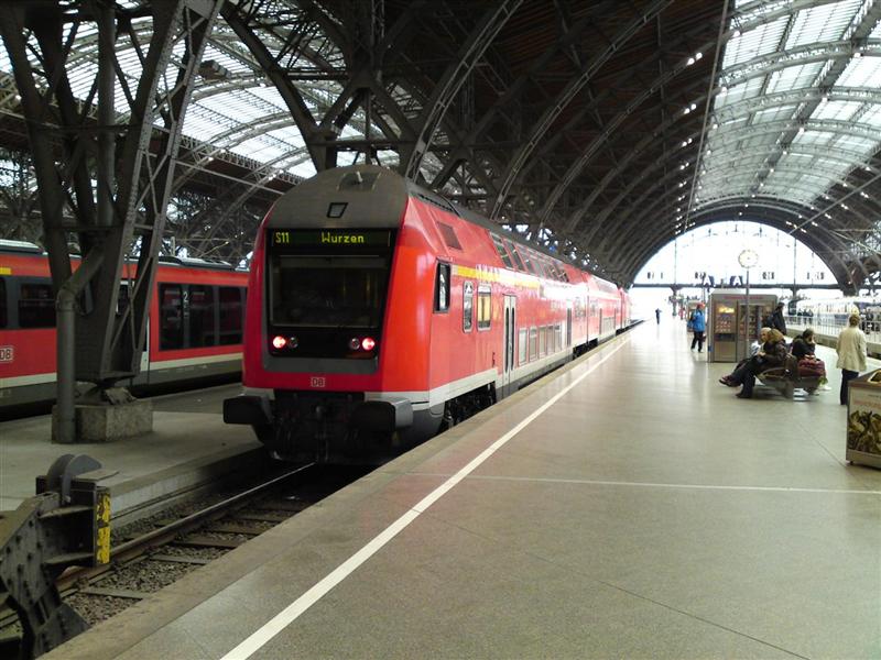 Die S11 in Leipzig Hbf nach Wurzen 5.8.12