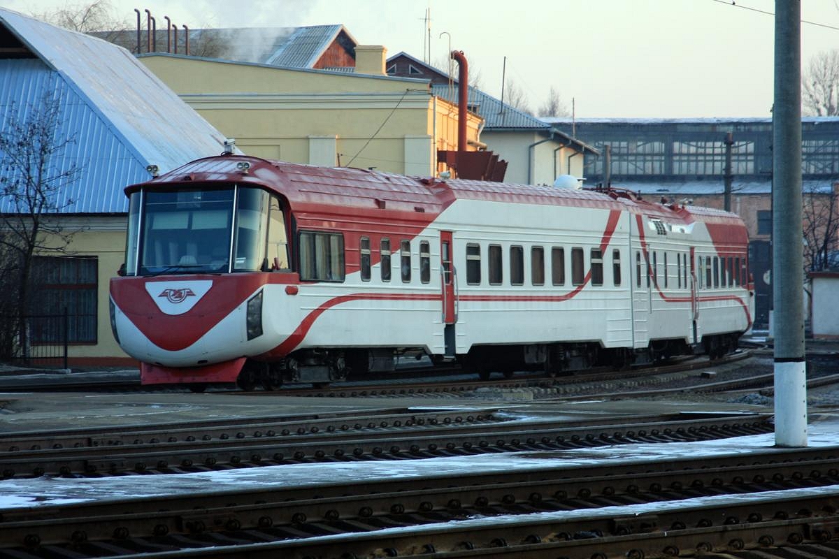 Dieser Dieseltriebwagen soll ein Einzelstück sein und ist im Depot Lemberg beheimatet. Die Aufnahme machte ich bei einem Depot Besuch am 16.2.2008.