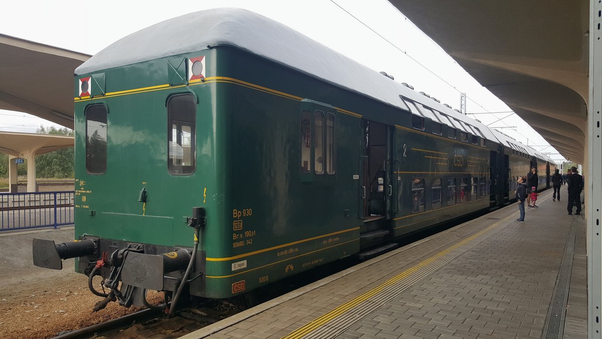 Doppelstock BP930 in station České Velenice (22.9.2018)