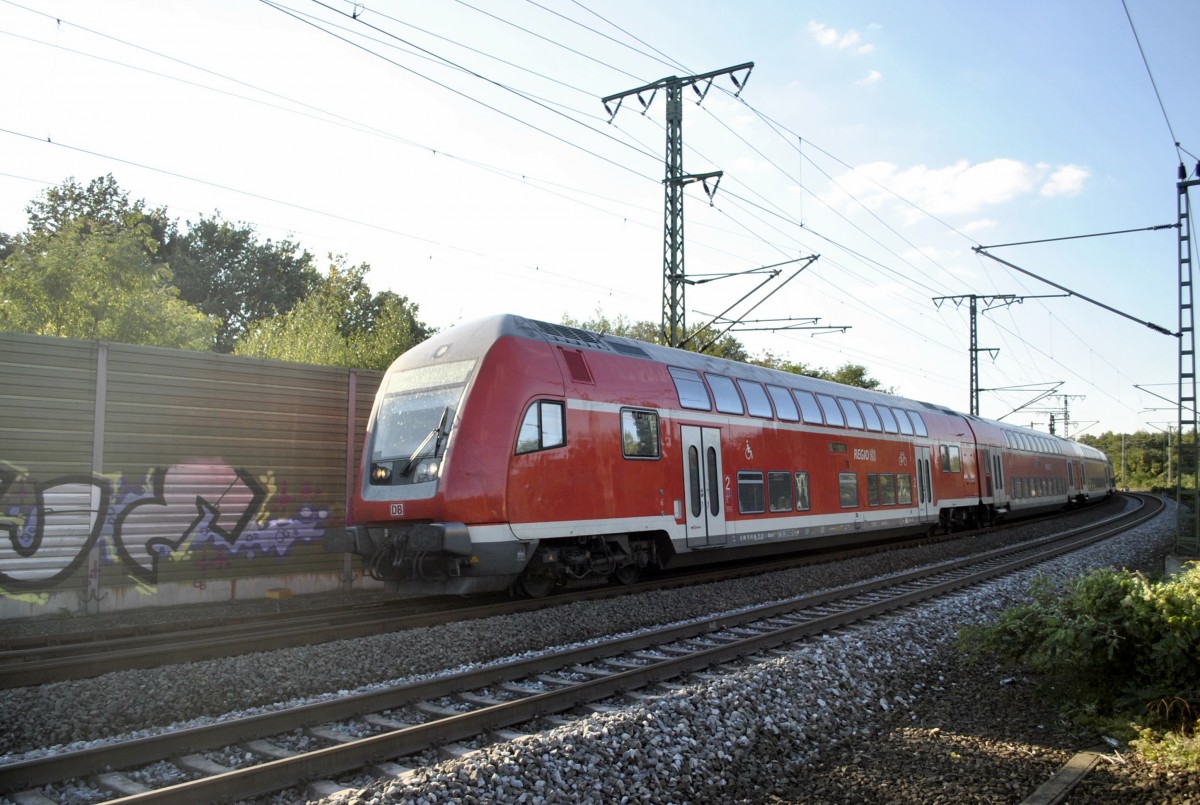 Dosto Steuerwagen, mit RE nach Braunschweig erreicht am 01.10.2013 Lehrte