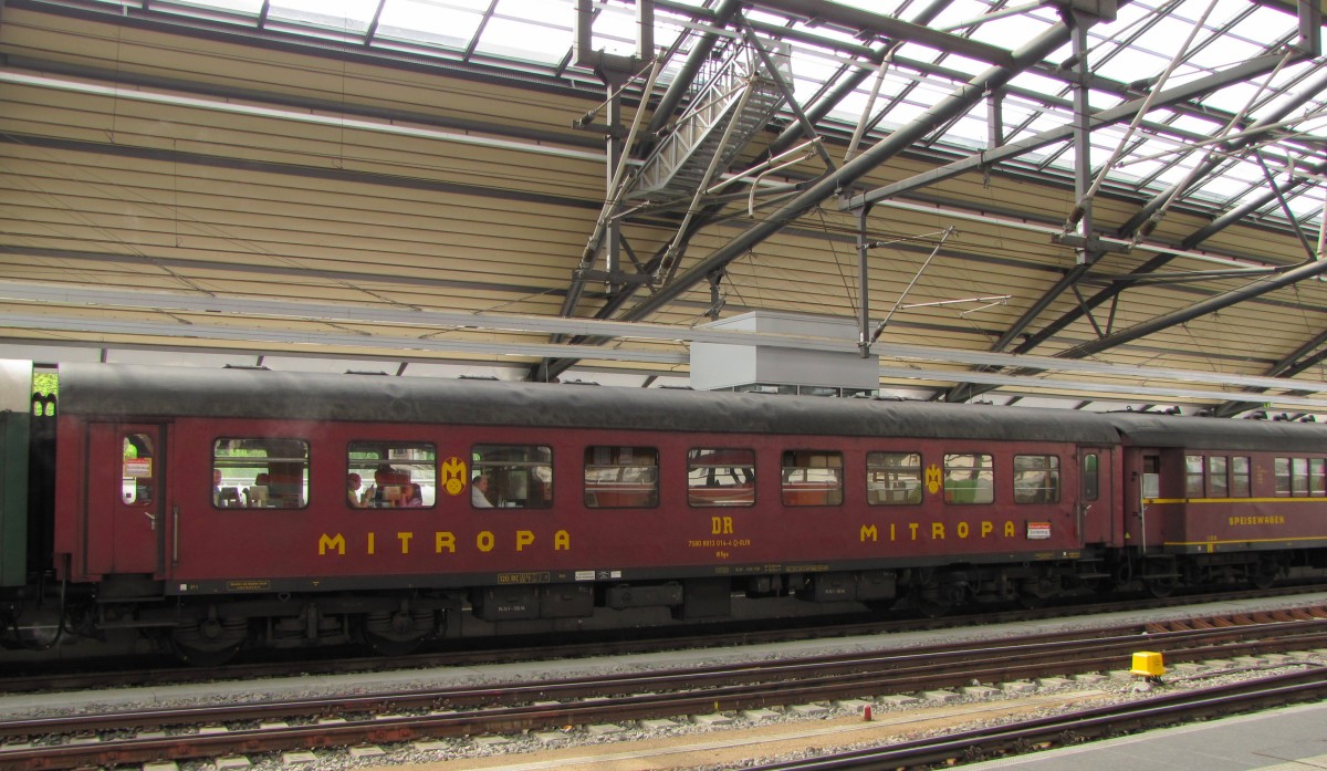 DR 75 80 8813 014-4 D-DLFB WRge im DPE 20041 von Berlin Schneweide Pbf nach Meiningen, am 17.05.2014 in Erfurt Hbf.