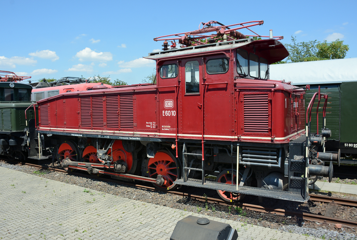E 6010 (160 010-5) im DB-Museum Koblenz-Lützel - 19.07.2016