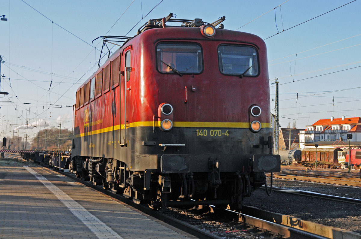 EBM Cargo 140 070-4 @ Kranichstein am 29.12.2016