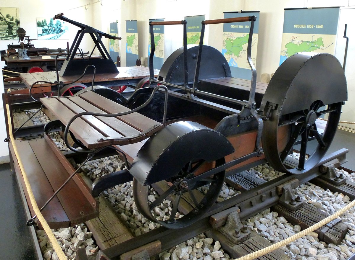 Eisenbahnmuseum Ljubljana, Draisine I.a, Juni 2016