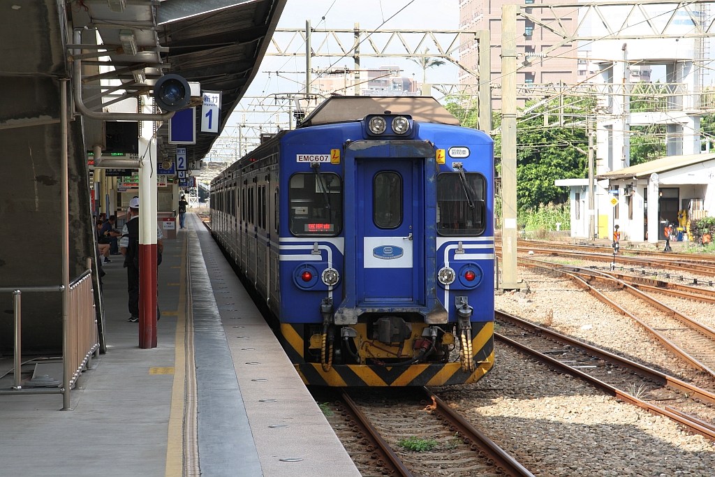 EMC607 am 10.Juni 2017 in der Hsinchu Station.