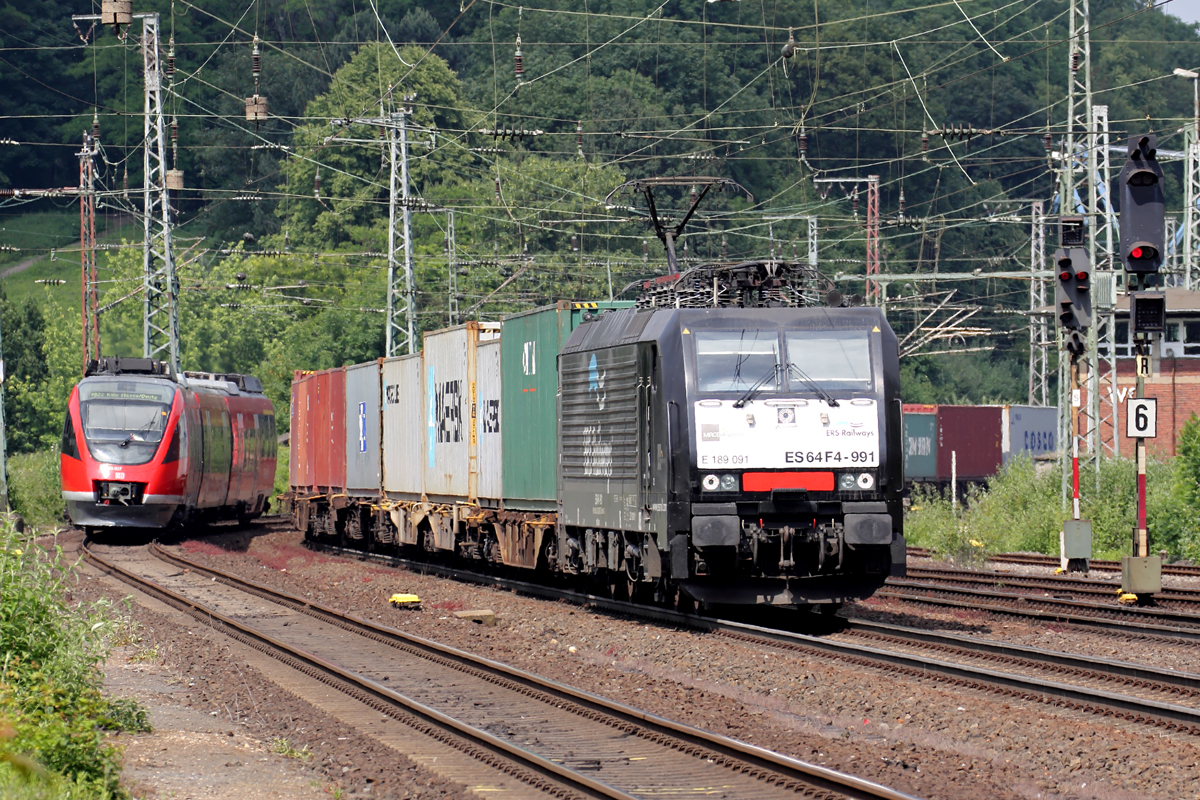 ES 64 F4-991 in Köln-West 2.6.2014