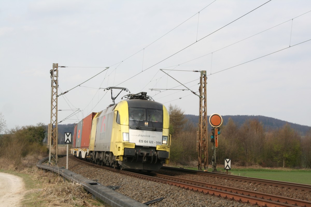 ES 64 U2-098 bei Bennigsen 01.04.2008