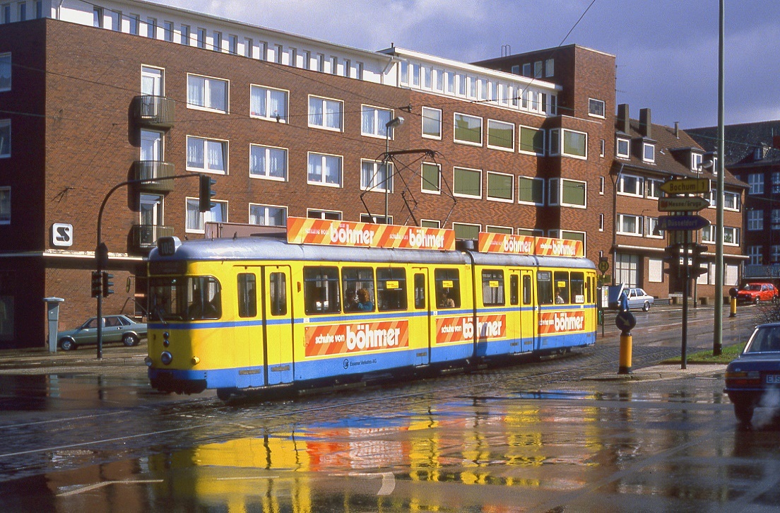 Essen Tw 1724, Gutenbergstrae, 29.03.1986.