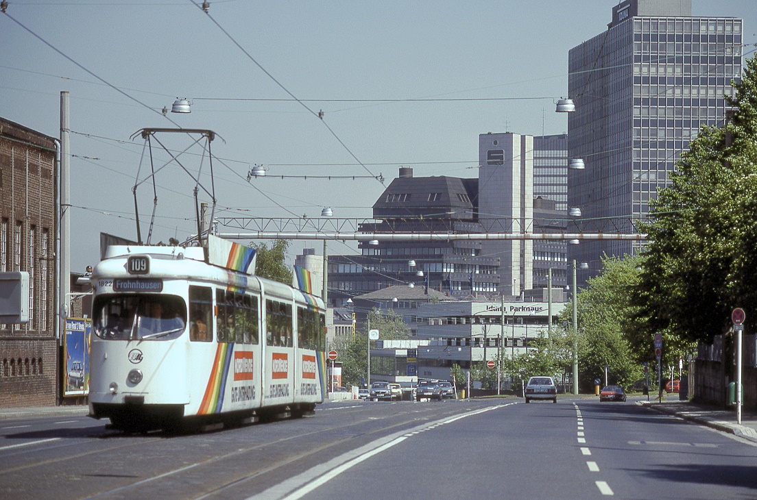 Essen Tw 1822, Frohnhauser Straße, 09.05.1987.