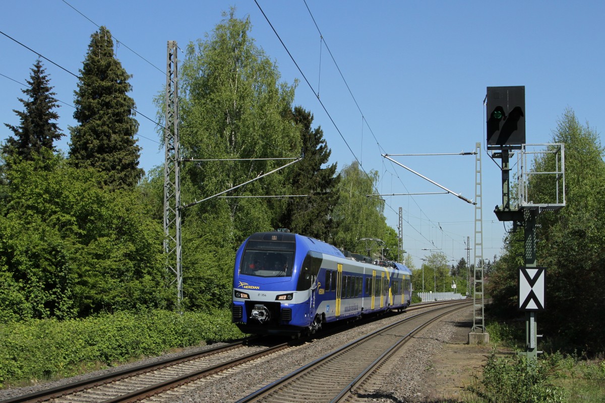 ET 3.54 (Meridian/Bayrische Oberlandbahn) am 16.04.14 in Erkelenz
