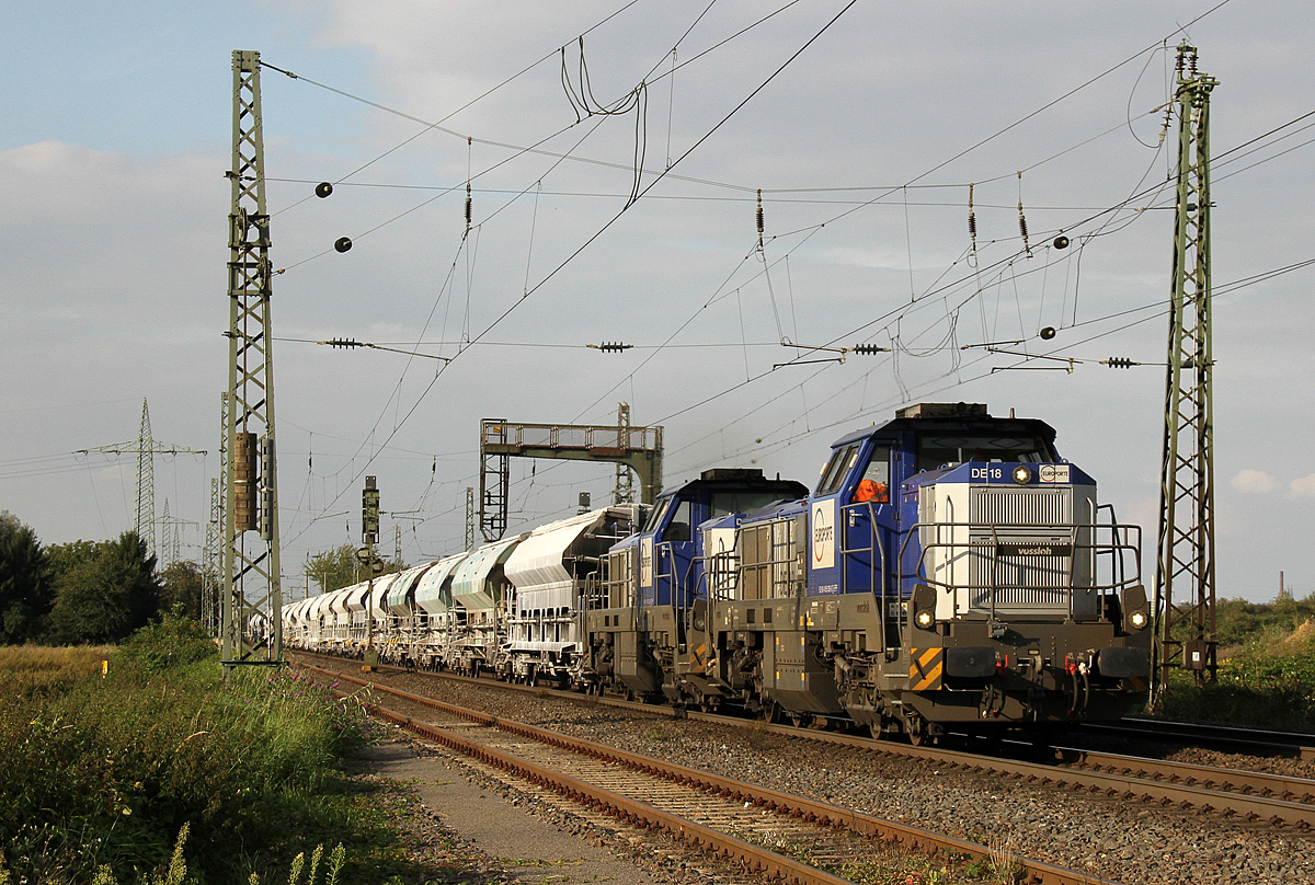 Europorte 4185 006 & 4185 007 in Brühl am 20.09.2017