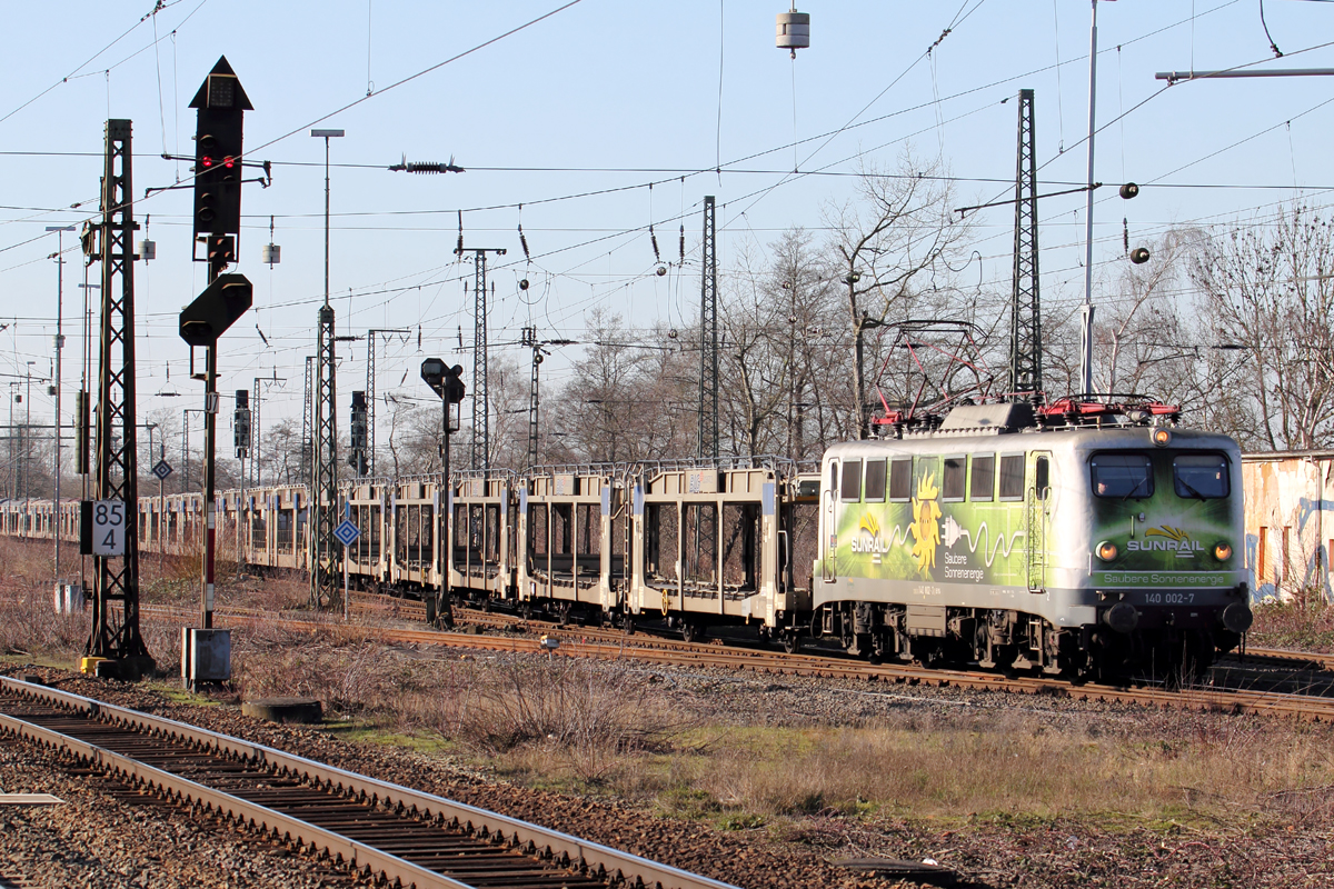 EVB 140 002-7 in Löhne(Westfl.) 13.2.2018