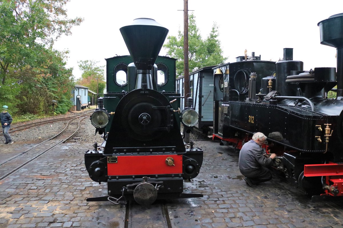 Feldbahnmuseum Frankfurt am Main C1'n2 Jung Dampflok am 02.09.18 im Rebstockgelände Frankfurt am Main 