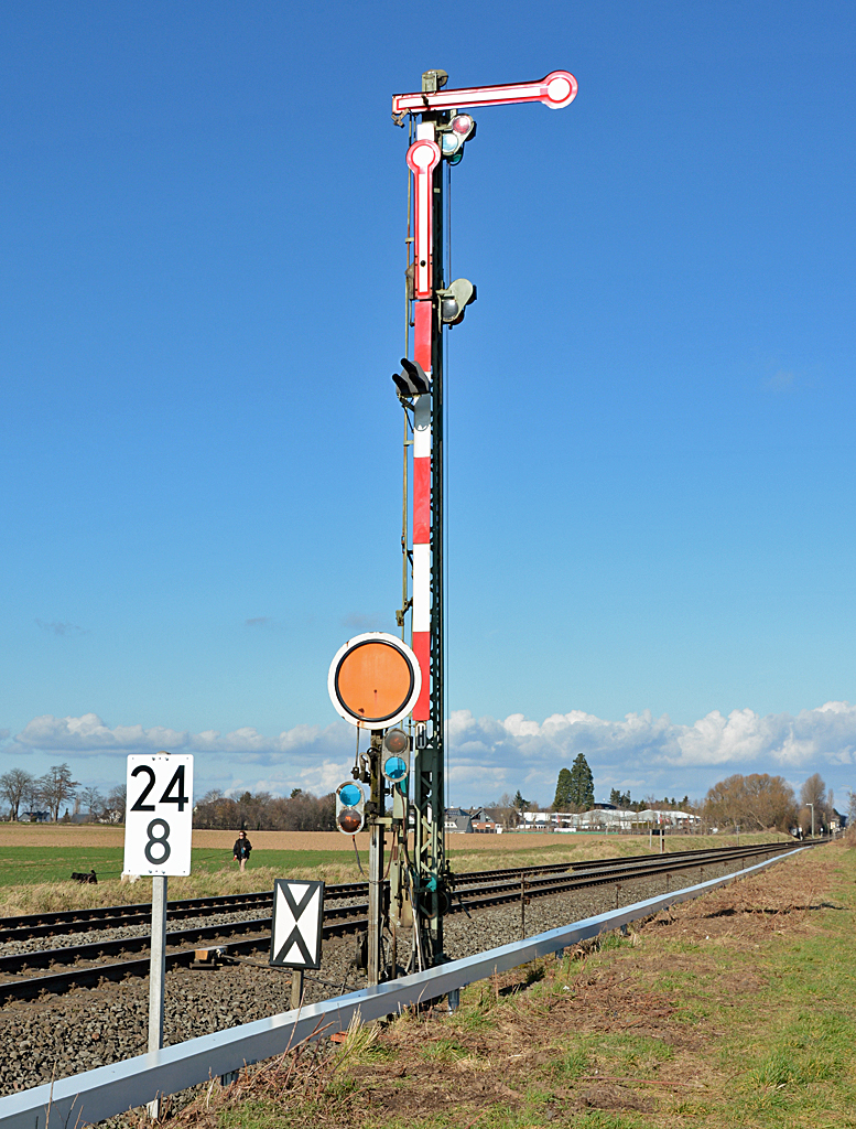 Formsignal bei Derkum - 17.02.2014