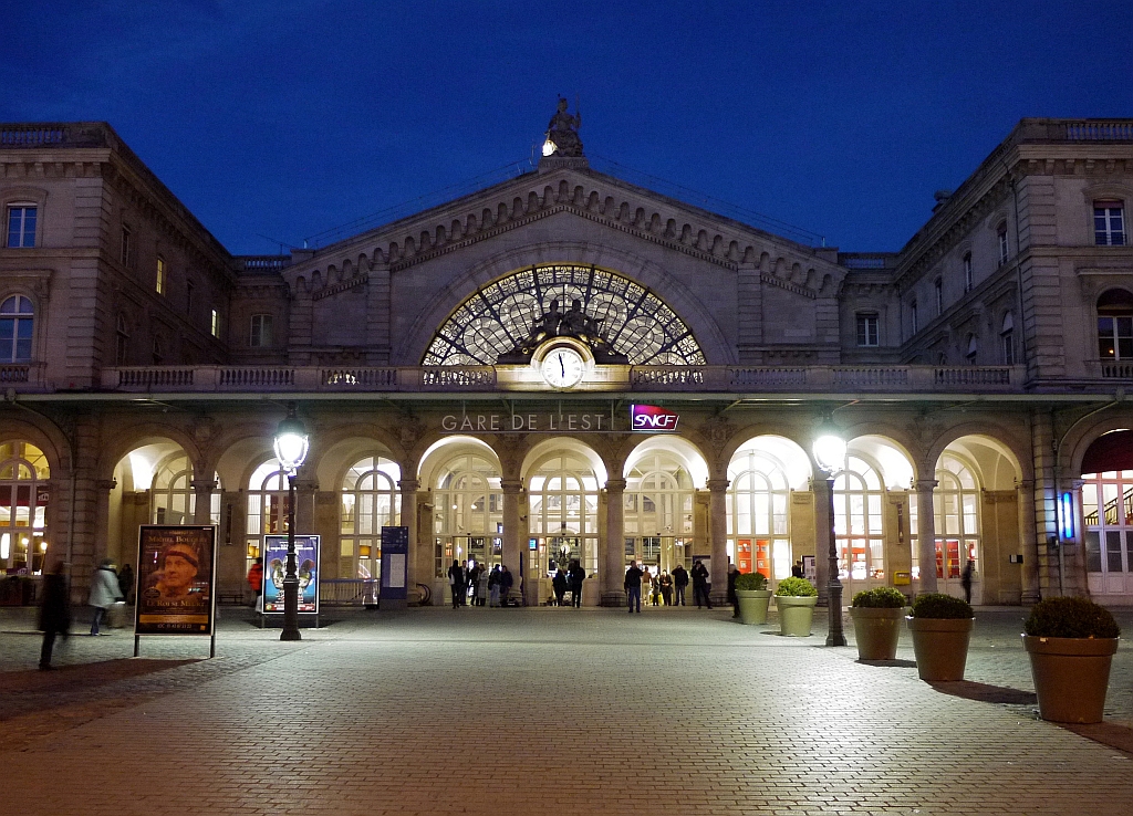 Bahnhof Paris Gare de l'Est Fotos - Bahnbilder.de
