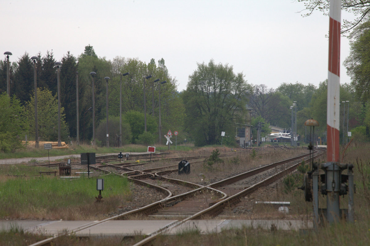 Gleisvorfeld Rheinsberg (Mark)13.05.2017 08:13 Uhr.