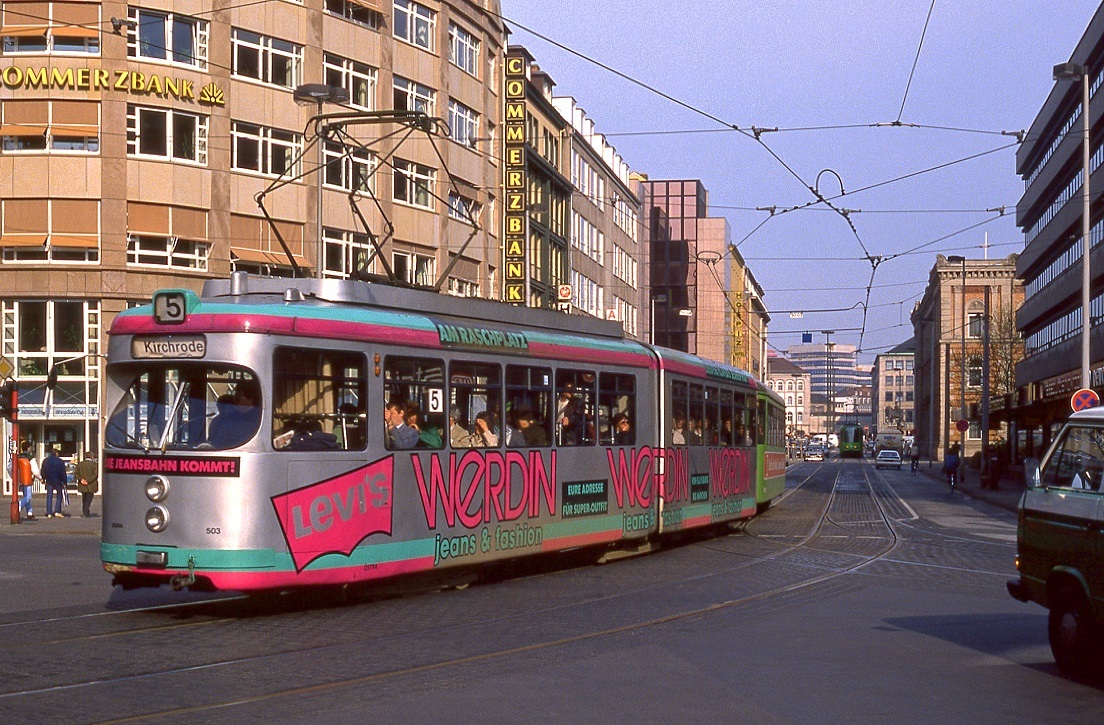 Hannover 503, Thielen Platz, 25.04.1989.
