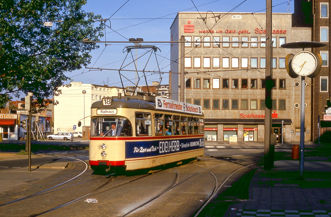 Hannover Tw 467, Steintor, 20.07.1986.