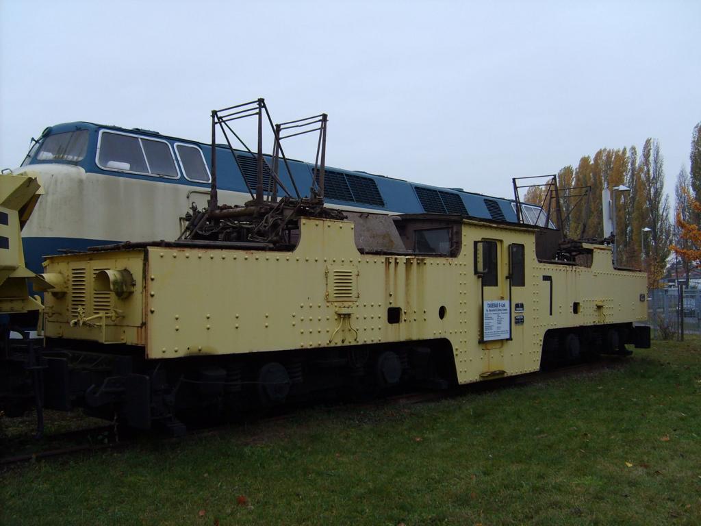 Henschel Tagebau E-Lok im Technikmuseum Speyer am 02.11.2007