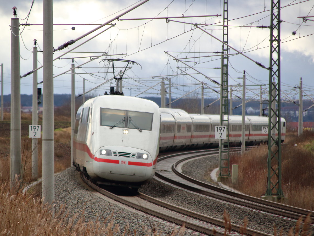 Heute, als die Züge noch fuhren...
... war Tz  Jever  auf der Relation München - Erfurt - Berlin - Hamburg unterwegs.

VIeselbach, 18. Janaur 2017