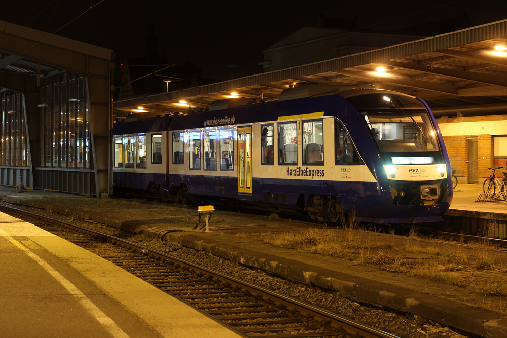 HEX VT 306 kurz vor der Abfahrt nach Halberstadt.
Aufnahmedatum: 04.03.2016